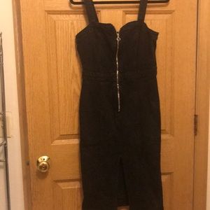 Black denim Zara dress!